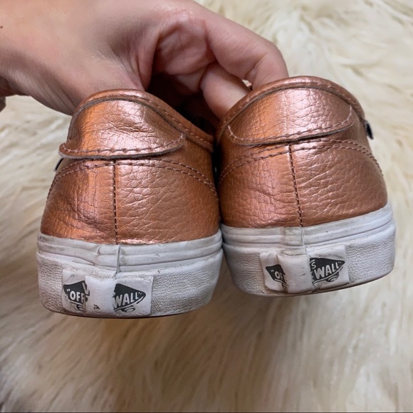 VANS rose gold metallic sneakers - Picture 7 of 14